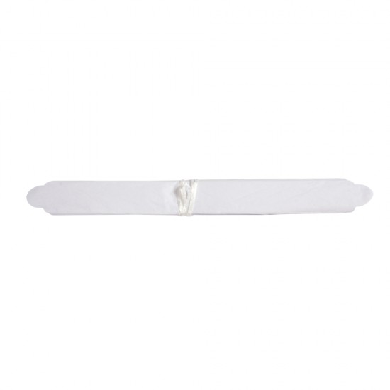 Pompoane din hartie, Rayher, diametru 35 cm, 3/set, culoare alb