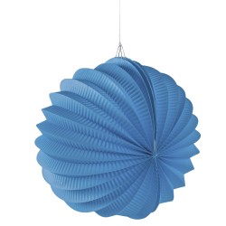 Paper lantern, 22cm o, azure, tab-bag 1pc Paper lantern, 22cm o, azure, tab-bag 1pc