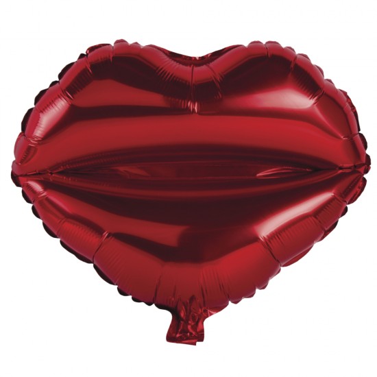 Balon kiss, Rayher, rosu clasic, 46x51cm