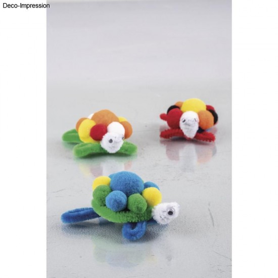 Set chenille ,pomponi , ochisori, Rayher , 125/set Set chenille ,pomponi , ochisori, Rayher , 125/set