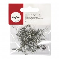 Agatatoare globuri si oua, argintiu, 25 pcs.