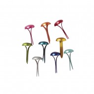 Capse decorative Scrapbooking, Rayher, diverse culori, 4 mm, 100 buc/set