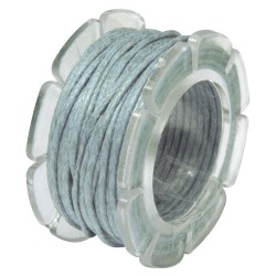 Fir cerat Rayher din bumbac, albastru deschis, 1 mm , 5 m/rola Fir cerat Rayher din bumbac, albastru deschis, 1 mm , 5 m/rola