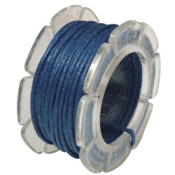 Fir cerat Rayher din bumbac, albastru inchis, 1 mm , 5 m/rola Fir cerat Rayher din bumbac, albastru inchis, 1 mm , 5 m/rola