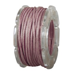 Fir cerat Rayher din bumbac, roz deschis, 1 mm , 5 m/rola Fir cerat Rayher din bumbac, roz deschis, 1 mm , 5 m/rola