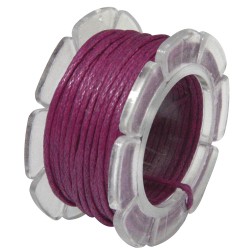 Fir cerat Rayher din bumbac, mov aprins, 1 mm , 5 m/rola Fir cerat Rayher din bumbac, mov aprins, 1 mm , 5 m/rola