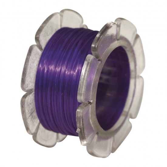 Fir elastic Rayher, Magic-stretch, purple,  0,8 mm,  5 m/rola