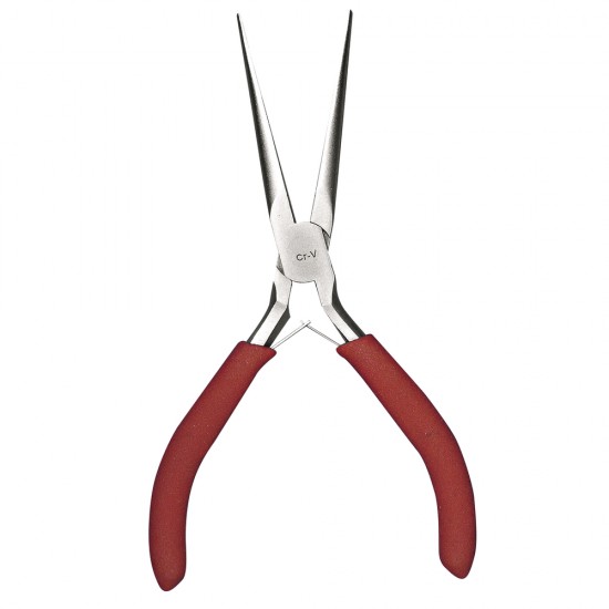 Tapered flat pliers for jewelleery, long, 15 cm, tab-card 1 piece