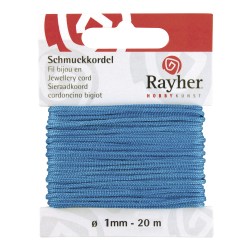 Snur bijuterii, turquoise, Rayher, 1 mm, 20 m/rola Snur bijuterii, turquoise, Rayher, 1 mm, 20 m/rola