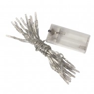 Ghirlanda LED, alb, pentru interior, 240cm, 20 , 2xMignon AA,