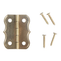 Balamale, auriu, 25x20 mm,bras. tab bag, 4pcs cu suruburi  Balamale, auriu, 25x20 mm,bras. tab bag, 4pcs cu suruburi