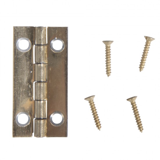 Balamale, auriu, 30x15 mm, bras. tab bag, 4pcs. w. suruburi 