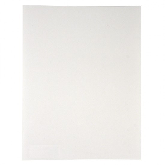 Shrinking plastic foil, alb, 262x202mm, tab-bag 6pc
