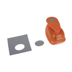 Perforator Rayher, oval, bordura decorativa, 4.45 cm