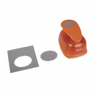 Perforator Rayher, oval, bordura decorativa, 6,35 cm