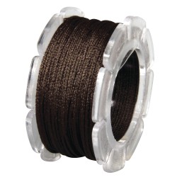 Fir cerat Rayher cu miez de nylon, o 0.6mm, mocha, spool 10m, tab-bag 1spool Fir cerat Rayher cu miez de nylon, o 0.6mm, mocha, spool 10m, tab-bag 1spool