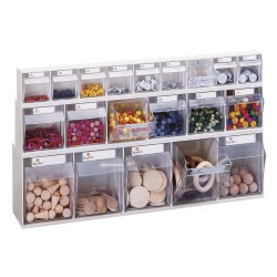 Storage-system 5 boxes, box: h:108 mm, w:101 mm, d:97 mm Storage-system 5 boxes, box: h:108 mm, w:101 mm, d:97 mm