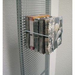 Wire bow for napkins, connection with perforated plate possibl Wire bow for napkins, connection with perforated plate possibl