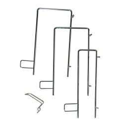Hook set for tab-bags, 4 parts