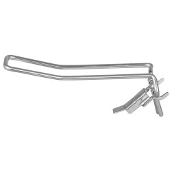 Double hook, 4,8x150mm, galvan, w hinged breech block Double hook, 4,8x150mm, galvan, w hinged breech block