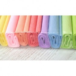 Hartie creponata Koh-I-Noor, PASTEL, 10 culori/set