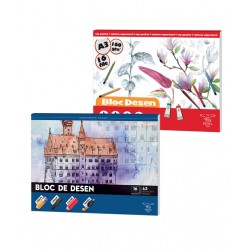 Bloc desen, Pigna, 160g/m2, A3, 16coli, hartie alba Bloc desen, Pigna, 160g/m2, A3, 16coli, hartie alba