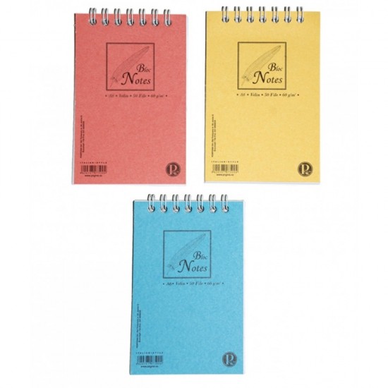 Blocnotes Spira Basic, A6, 50 file, matematica, diverse culori