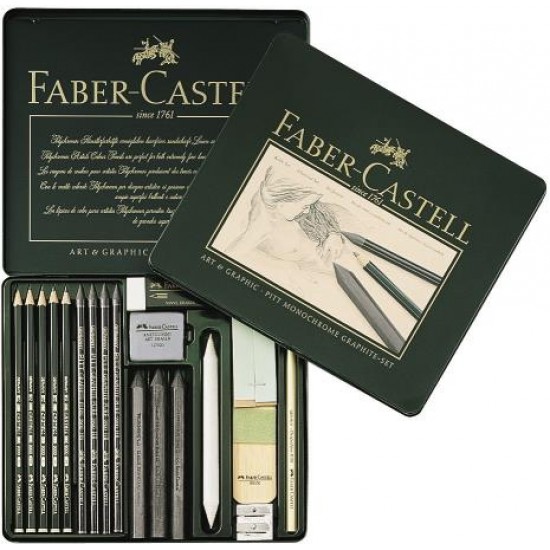 Set Pitt Monochrome Grafit Faber-Castell