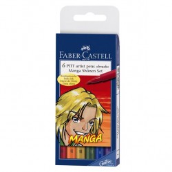 Pitt Artist Pen Manga Set Shonen Faber-Castell