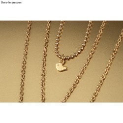 Metallic mini-pendant Bird, gold, 8x5mm, tab-bag 6pcs Metallic mini-pendant Bird, gold, 8x5mm, tab-bag 6pcs