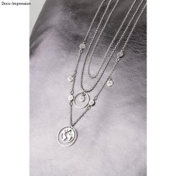 Metallic mini-pendant Coin, 7.3mm ø, gold, with 2 eyelets, tab-bag 4pcs Metallic mini-pendant Coin, 7.3mm ø, gold, with 2 eyelets, tab-bag 4pcs
