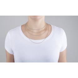 Bead chain, 1.5mm ø, silver, 42cm, tab-bag 1pc Bead chain, 1.5mm ø, silver, 42cm, tab-bag 1pc