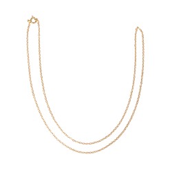 Link chain, gold, 60cm, 2x3mm, tab-bag 1pc Link chain, gold, 60cm, 2x3mm, tab-bag 1pc