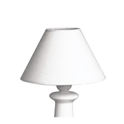 Abajur Rayher, diametru 19.5 cm, inaltime 12.5 cm, alb Abajur Rayher, diametru 19.5 cm, inaltime 12.5 cm, alb