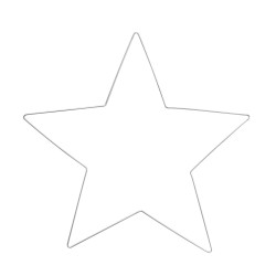 Forma din sarma, Rayher, stea, 30 cm