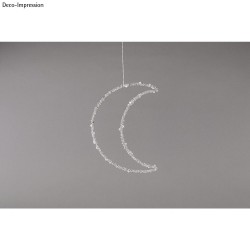 Luna din sarma, 19,5x25cm