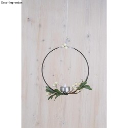 Suport lumanare , argintiu, 4pcs