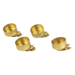 Suport lumanare , auriu, 4pcs