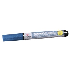 Marker pentru textile cu Sclipici, culoare Royal Blue, 1-2 mm Marker pentru textile cu Sclipici, culoare Royal Blue, 1-2 mm