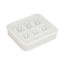 Matrita silicon, cuburi, 6 forme: 16x16 mm