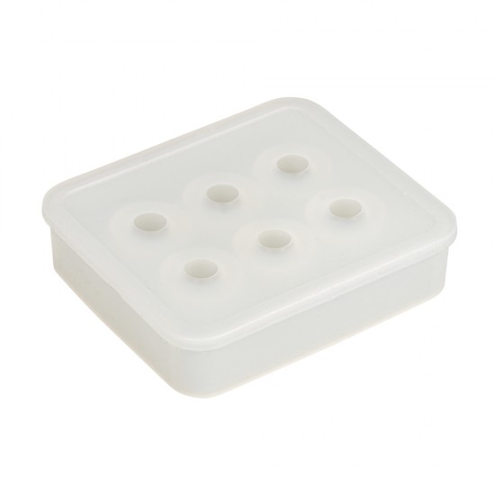 Silicone casting mould Beads, 6 forme: 16 mm ø