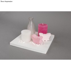 Matrita: farfurie decorativa, 25x25x2cm, 4 forme