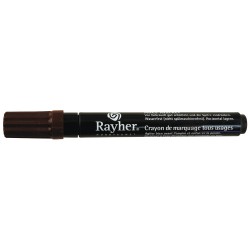 Marker Rayher, de uz general, varf rotund 2-4 mm, cu ventil, culoare maro