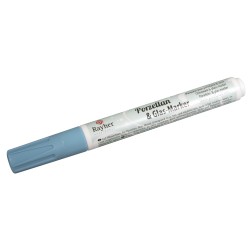 Marker Rayher pentru portelan si sticla, 1-2 mm, culoare azur