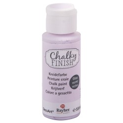 Vopsea Rayher Chalky Finish pentru sticla, cantitate 59 ml, culoare roz