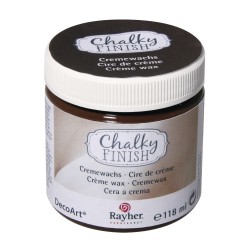 Ceara crema Rayher, Chalky Finish, maro inchis, ofera un strat protector puternic for utilizarea de zi cu zi, cantitate 118 ml Ceara crema Rayher, Chalky Finish, maro inchis, ofera un strat protector puternic for utilizarea de zi cu zi, cantitate 118 ml