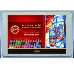K3825-36 Set Creioane POLYCOLOR, 36 cul. - In cutie metalica K3825-36 Set Creioane POLYCOLOR, 36 cul. - In cutie metalica