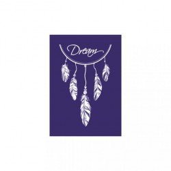 Sablon serigrafic Dreamcatcher feathers A5 + racleta