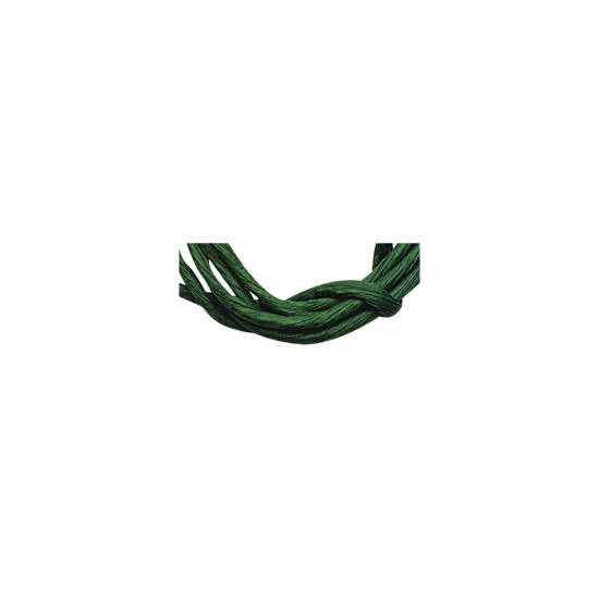 Snur hartie verde inchis, cu sarma, Rayher, 2 mm, 25 m/rola