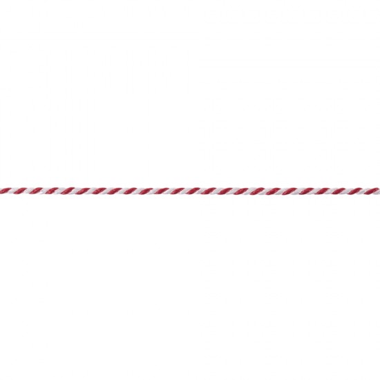 Snur alb-rosu, Rayher, 2 mm, pretul este pe metru liniar